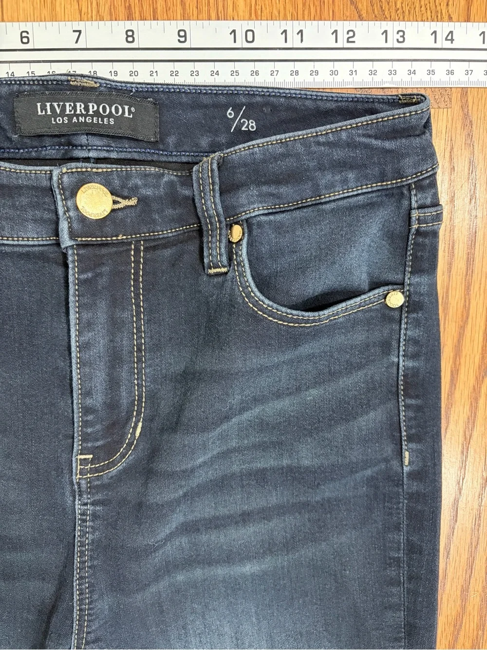 Liverpool High-Rise Ankle Cumberland Skinny Jeans  (6/28)